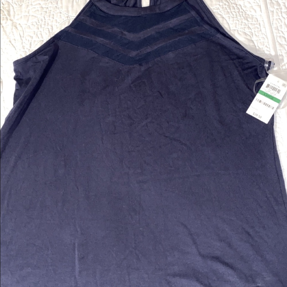 New navy blue shirt